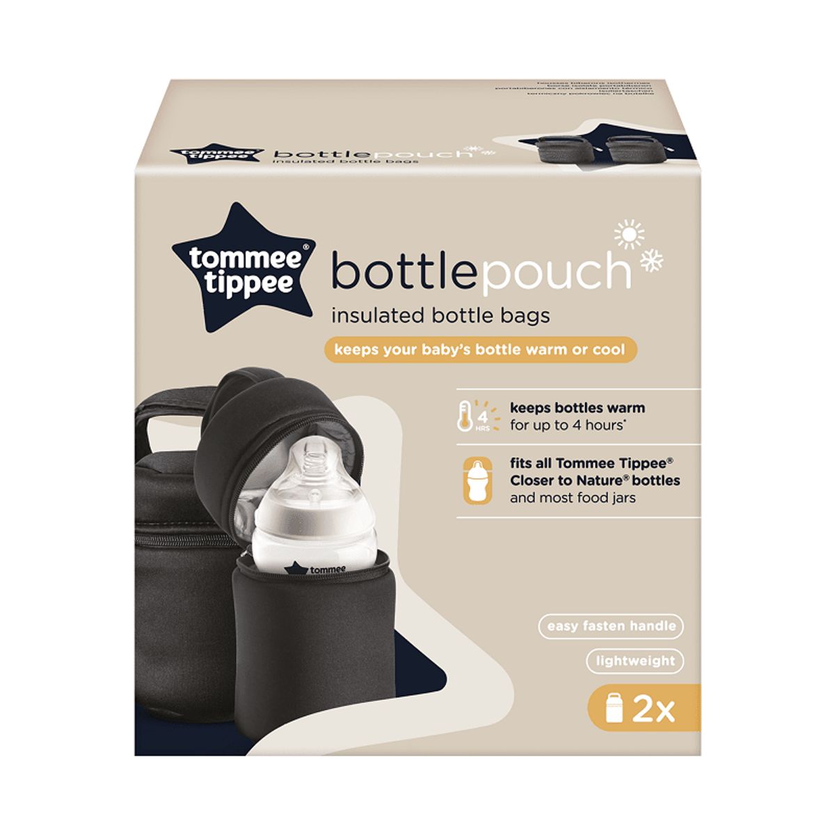 TOMMEE TIPPEE - Bolso Térmico Aislante para Mamaderas 2 Unidades