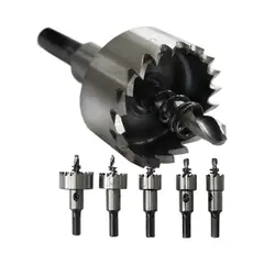 IMPORTCLICK - Juego 5 Brocas Corona Perforadora Metal