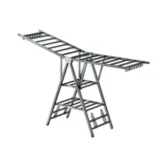 IMPORTCLICK - Tendedero Plegable 2 Niveles 92x1,7x1,5 MTS Acero Inoxidable