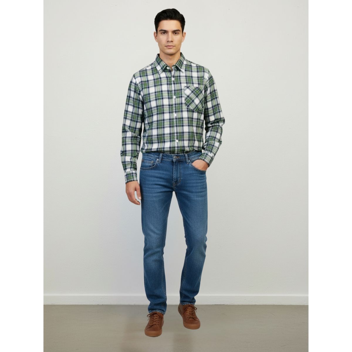 LIKE SHOP - Camisa Leñadora A Cuadros Hombre Juvenil Invierno A1770