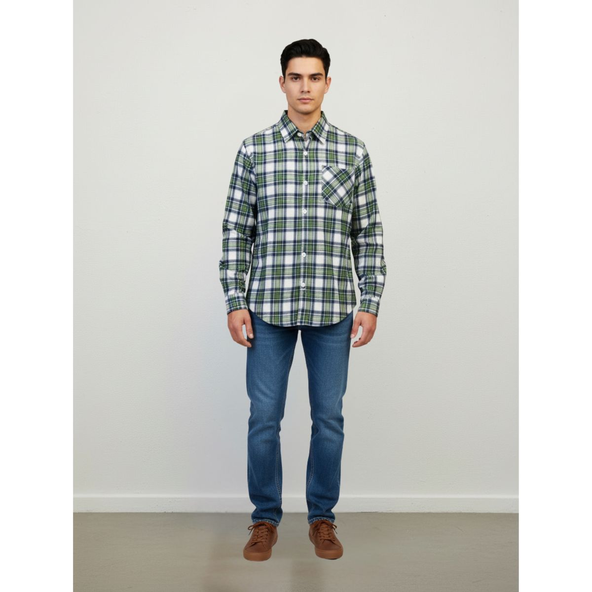 LIKE SHOP - Camisa Leñadora A Cuadros Hombre Juvenil Invierno A1770