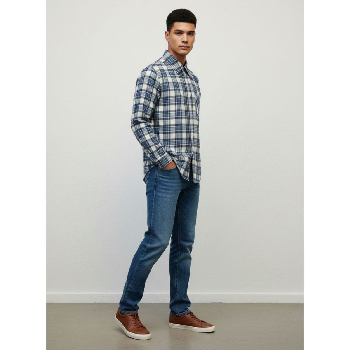 LIKE SHOP - Camisa Leñadora A Cuadros Hombre Juvenil Invierno A1770