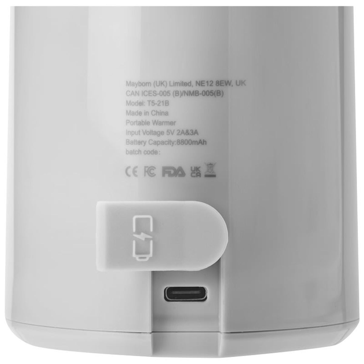 TOMMEE TIPPEE - CALIENTA MAMADERAS PORTÁTIL RECARGABLE LETS GO BLANCO