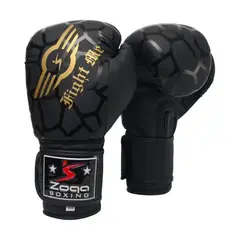 IMPORTCLICK - Guantes Boxeo Artes Marciales Velcro Rexion 16 Negro Mate
