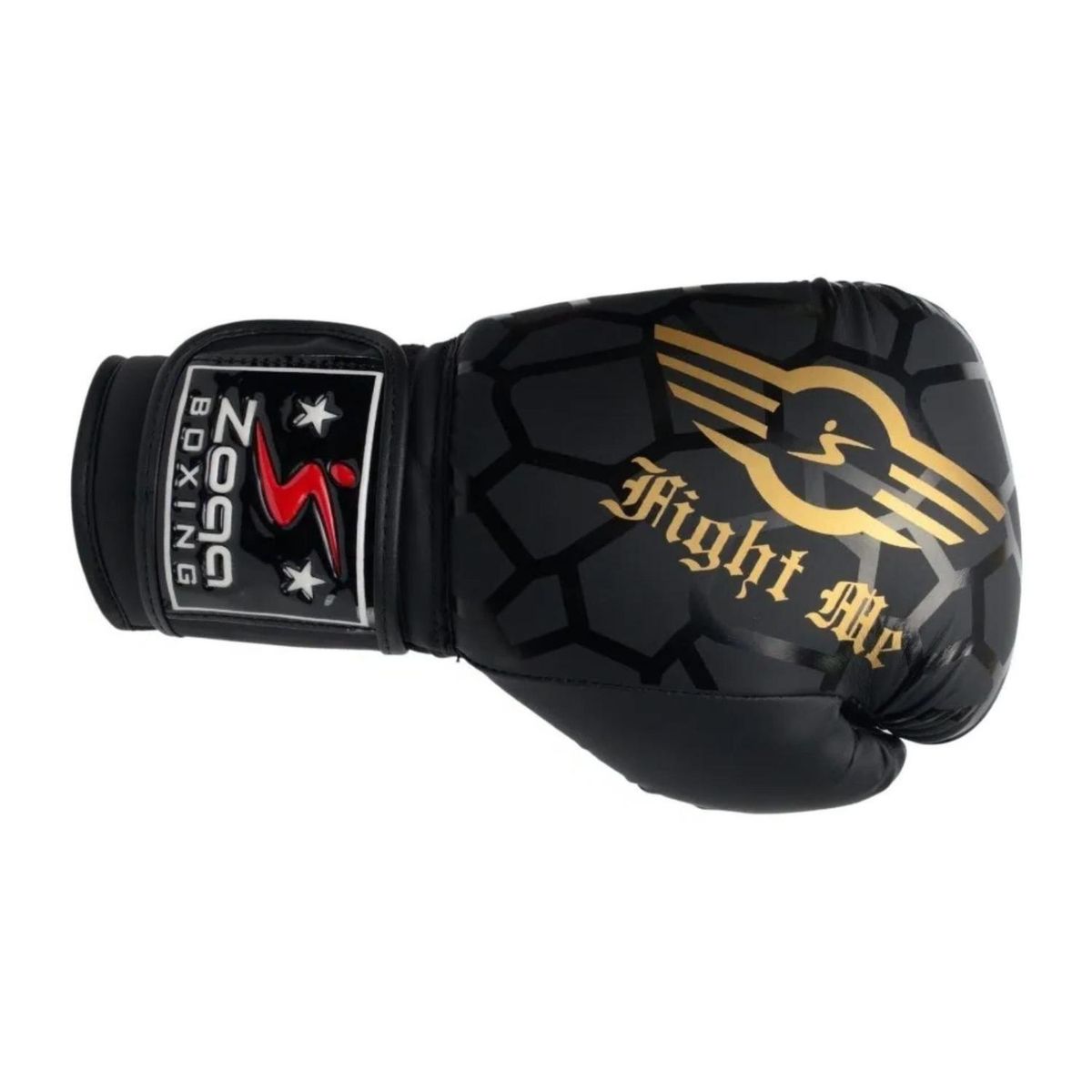 IMPORTCLICK - Guantes Boxeo Artes Marciales Velcro Rexion 16 Negro Mate