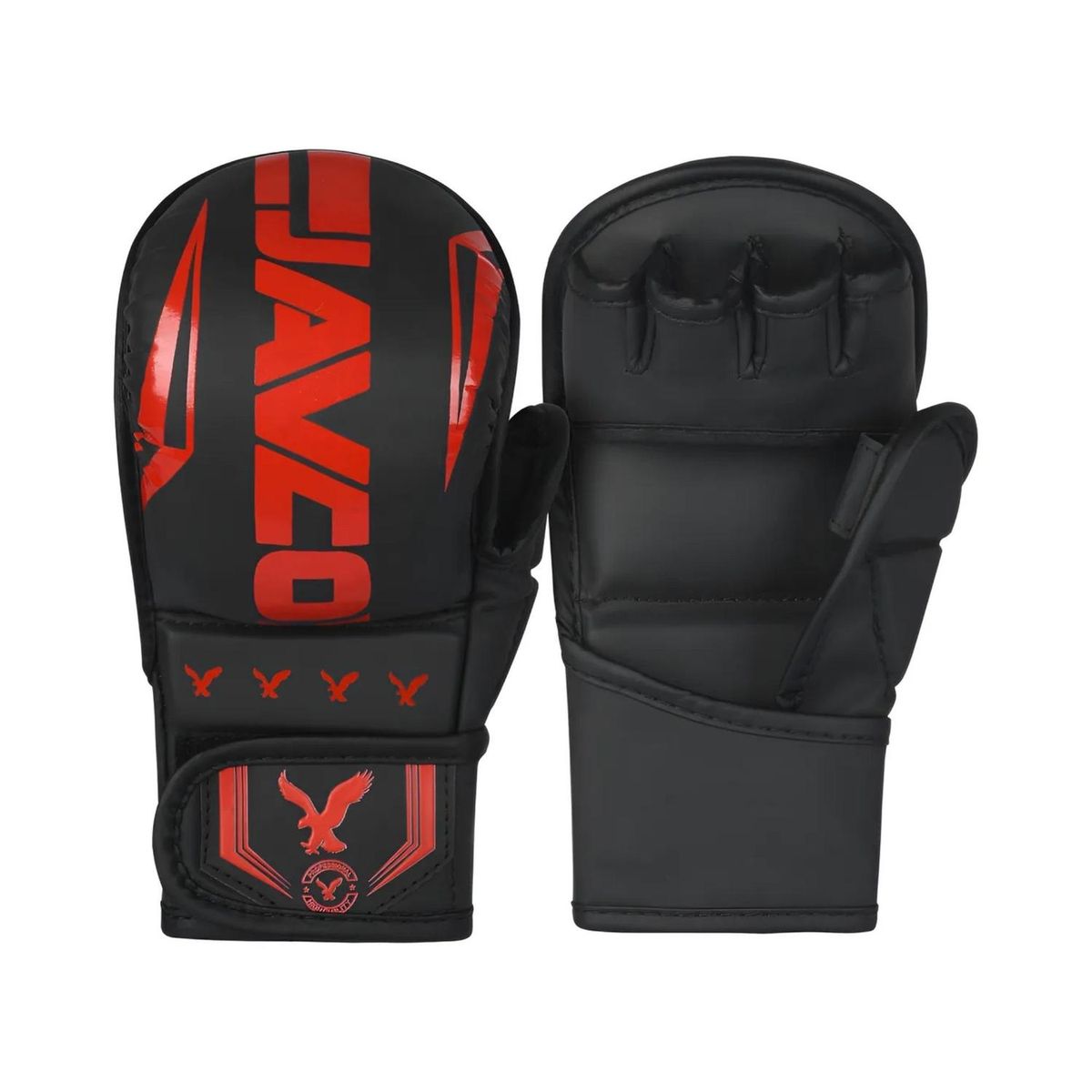 IMPORTCLICK - Guantillas Javco Artes Marciales Mixtas MMA Talla M Negro Rojo