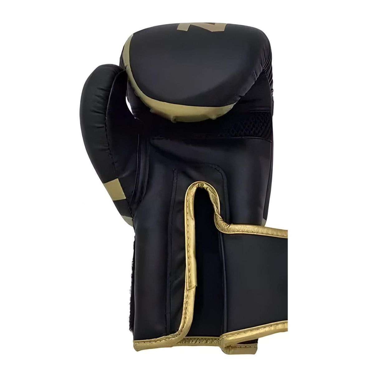 IMPORTCLICK - Guantes Boxeo Profesional Alta Calidad Velcro Dorado Oscuro 12 Onzas