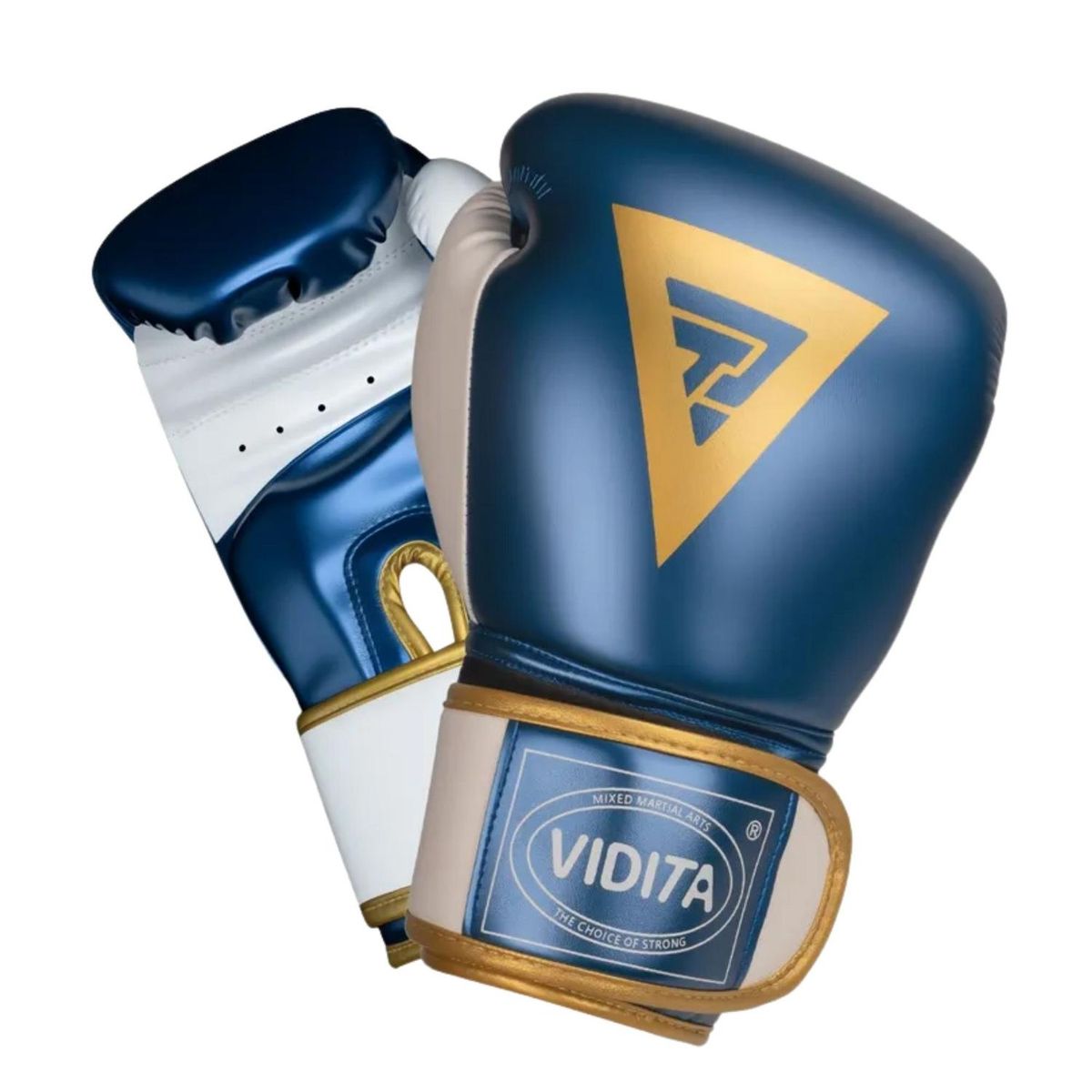 IMPORTCLICK - Guantes Boxeo Profesonal Vidita Velcro 12 Onzas Azul