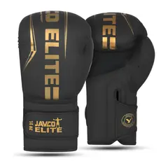 IMPORTCLICK - Guantes Artes Marciales Boxeo Muay Thai 14 Onzas Negro Dorado