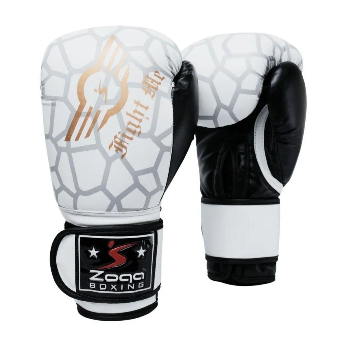 IMPORTCLICK - Guantes Boxeo Artes Marciales Velcro Rexion 14 Onzas Blanco