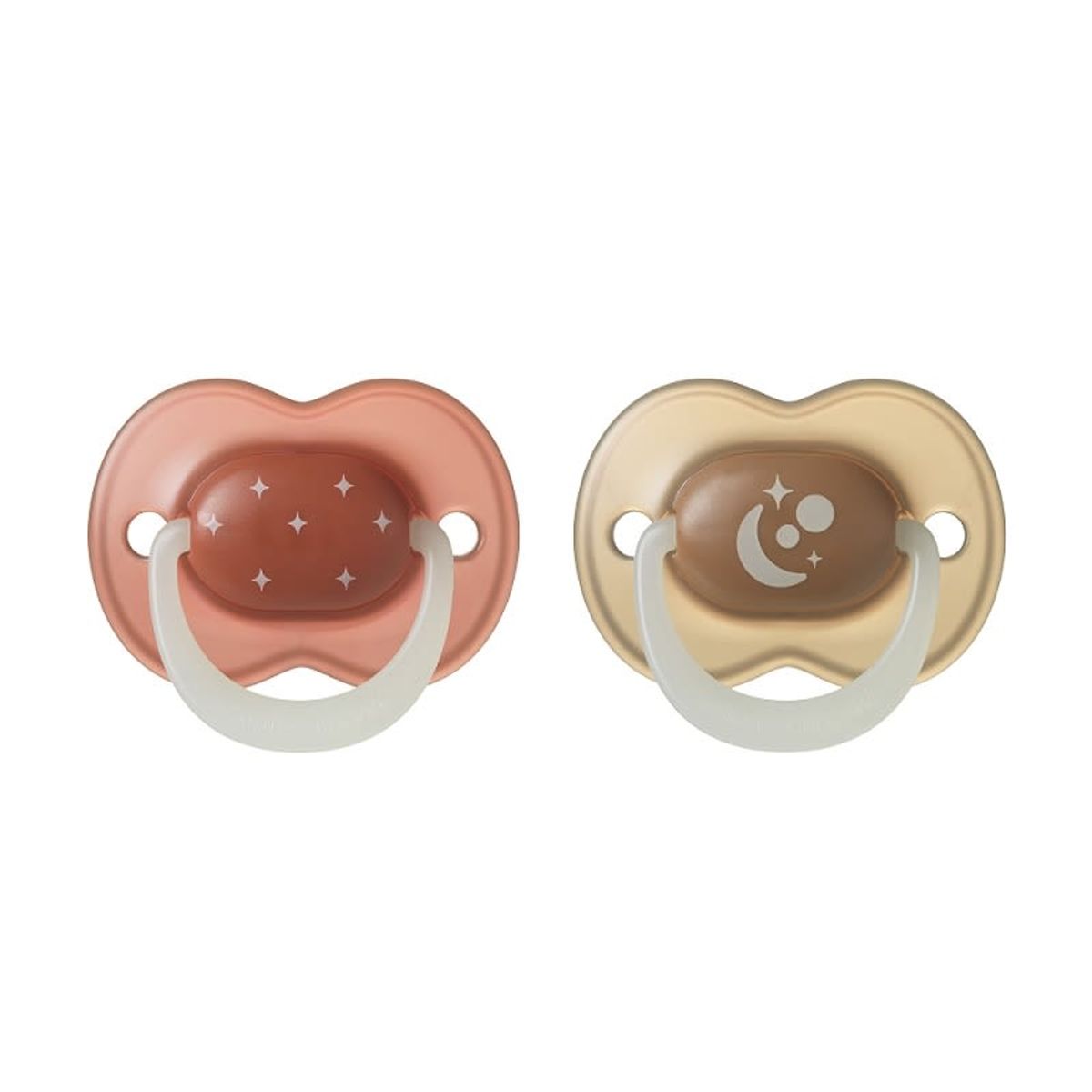 TOMMEE TIPPEE - CHUPETE DE SILICONA NIGHTGLOW 2 UNIDADES 6-18 MESES AMARILLO-NARANJO