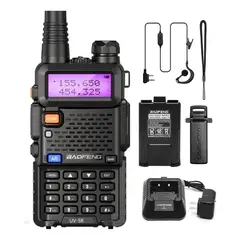 BAOFENG - Walkie Talkie Bf Uv-5r Radio Transmisor Doble Banda 136-174mhz 400-520mhz FIGOIMPORT