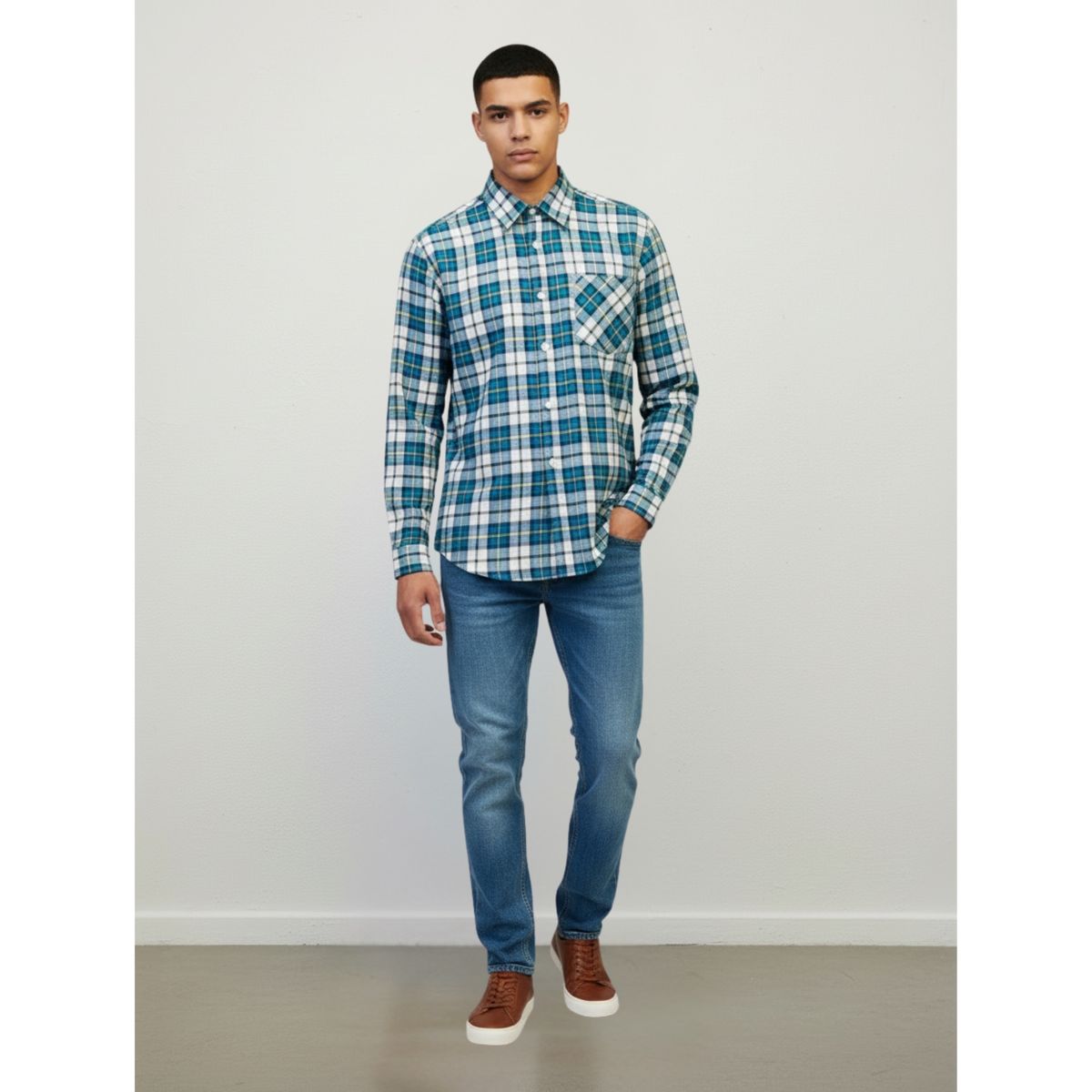 LIKE SHOP - Camisa Leñadora A Cuadros Hombre Juvenil Invierno A1770