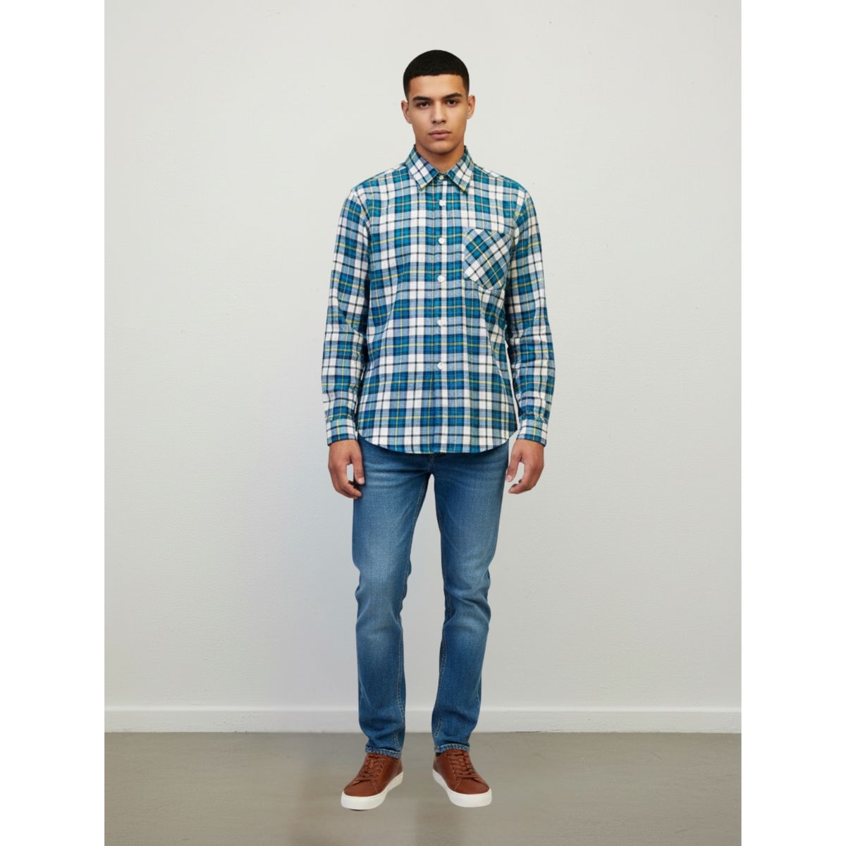 LIKE SHOP - Camisa Leñadora A Cuadros Hombre Juvenil Invierno A1770