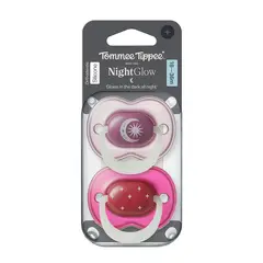 TOMMEE TIPPEE - Chupete Nightglow 18-36M Ortodóntico Silicona