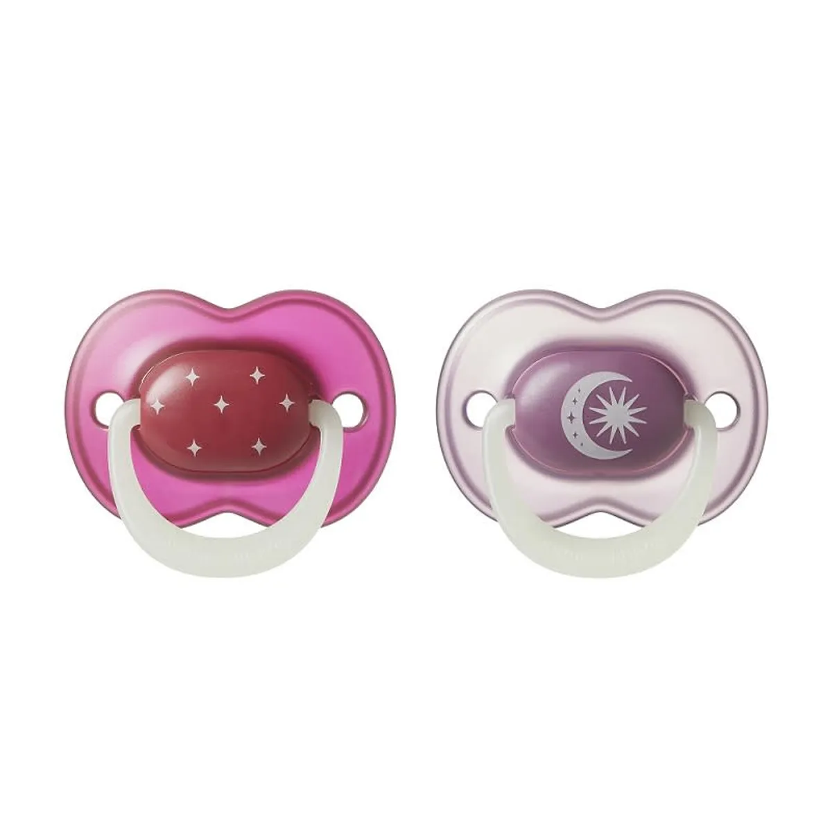 TOMMEE TIPPEE - CHUPETE DE SILICONA NIGHTGLOW 2 UNIDADES 18-36 MESES AZUL VERDE