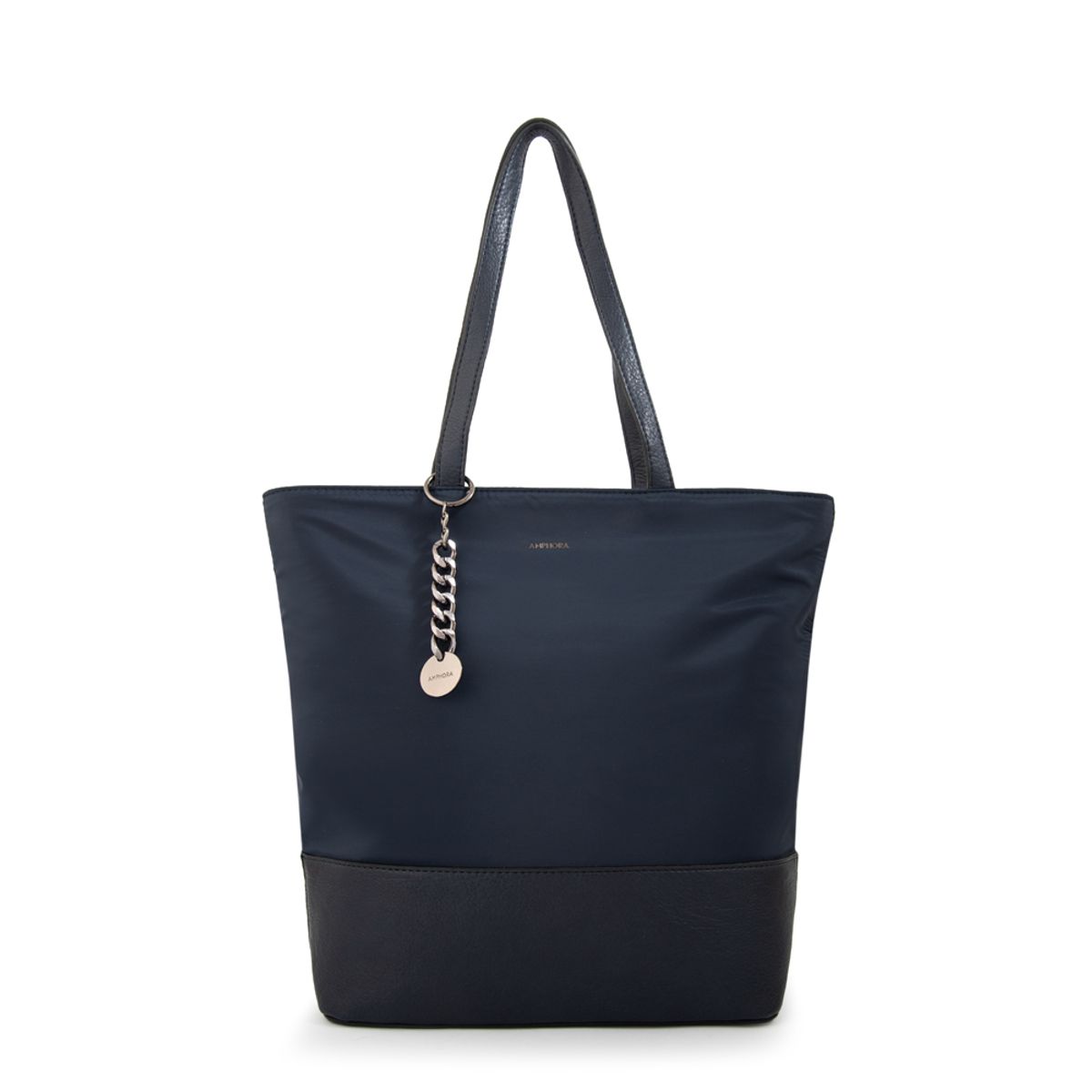 AMPHORA - Cartera tote shopping patricia grande azul oscuro