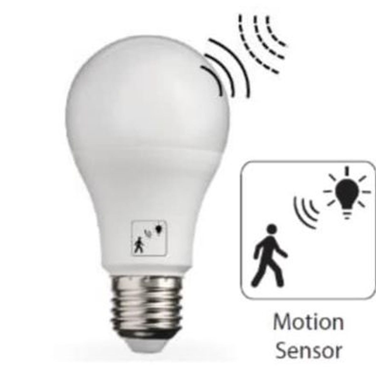 AVC Y VELL MAX - Ampolleta Led Con Sensor De Movimiento 9W 6500K