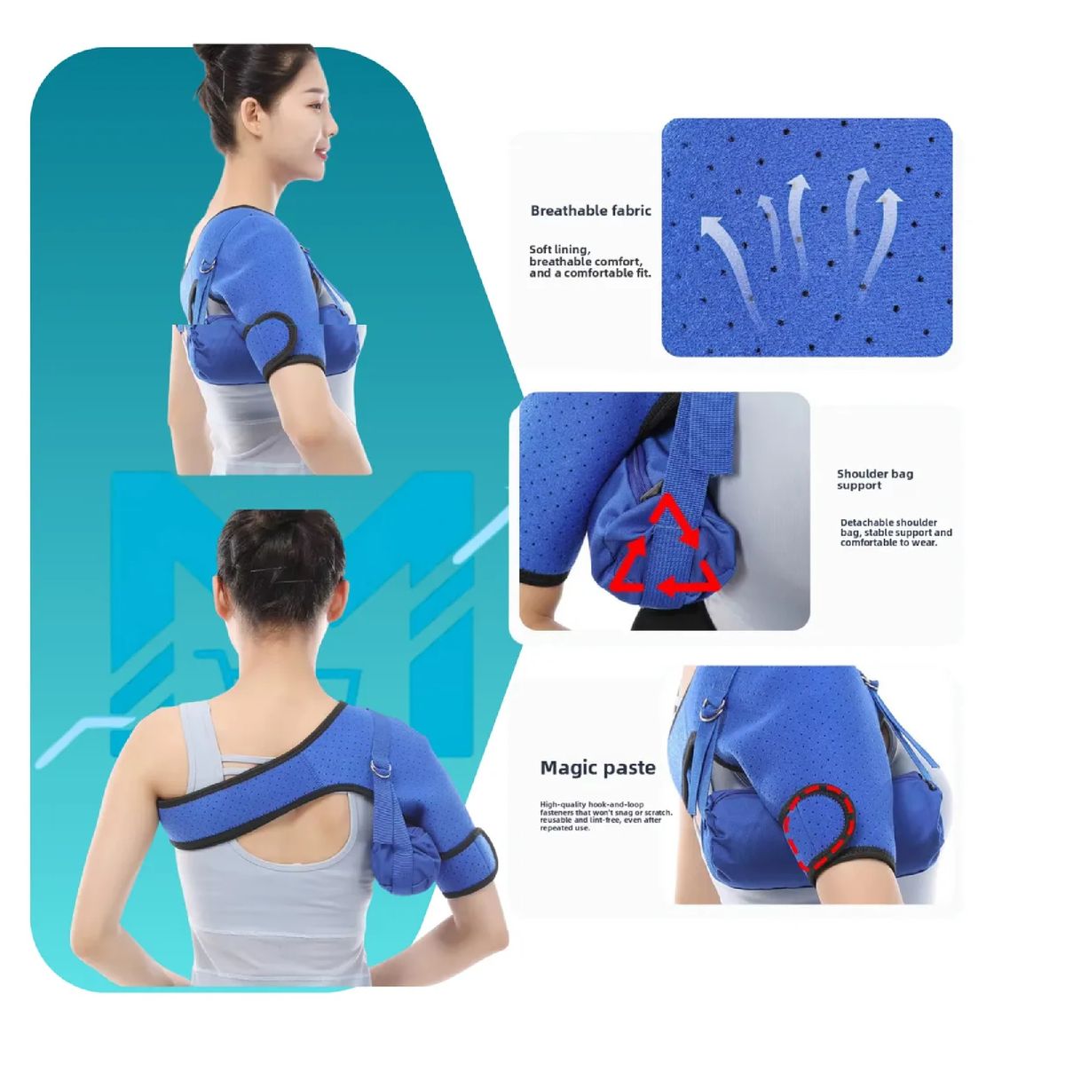 GENERICO - Soporte De Hombro Rehabilitación Subluxación Y Hemiplejia Izquierda