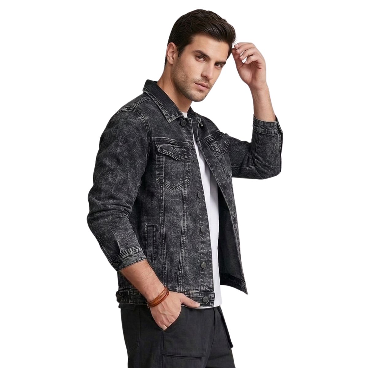 D'JOE - Chaqueta Mezclilla Colors Clasic Man Hombre