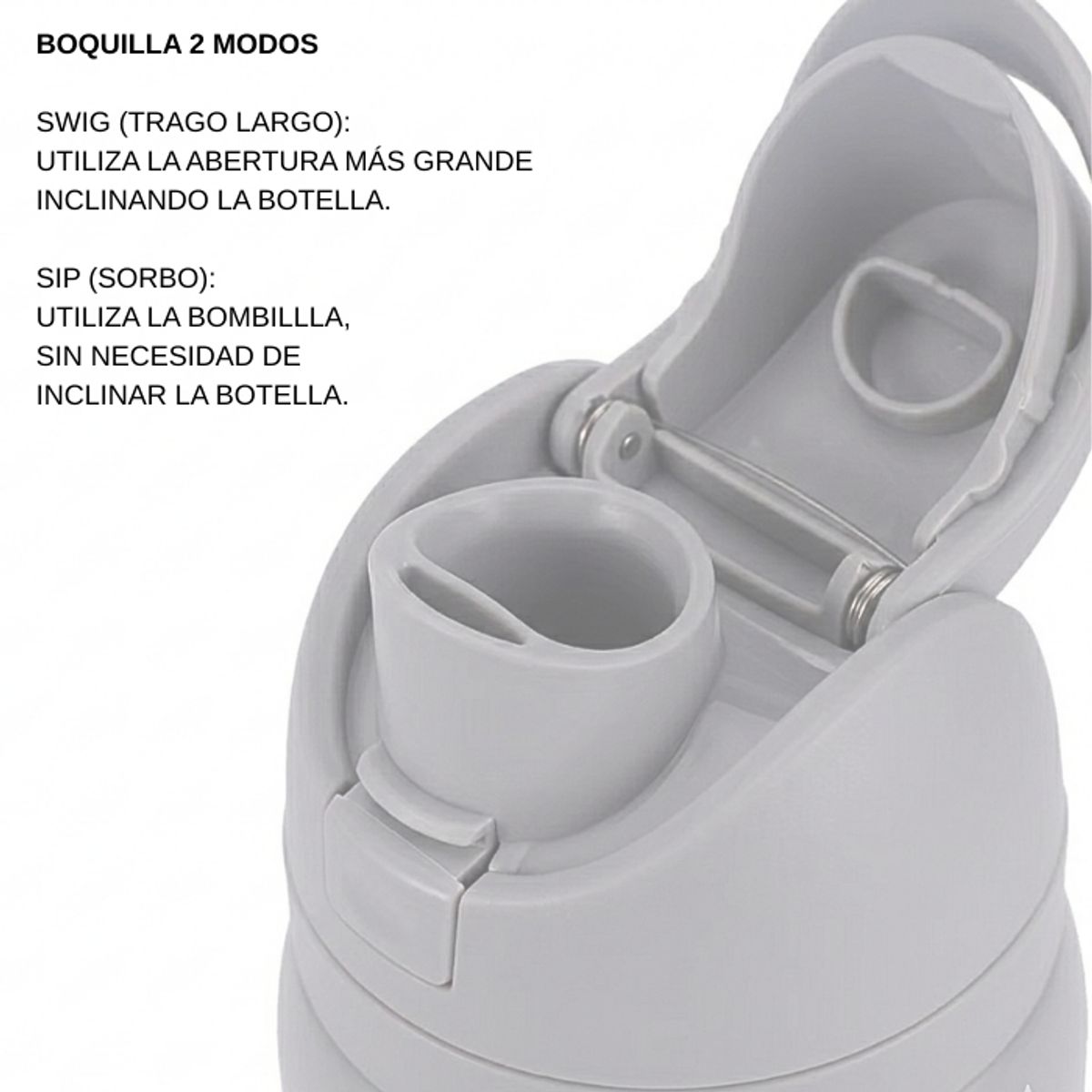 GENERICO - Botella De Agua 1000ml Termo Acero Inoxidable Térmico
