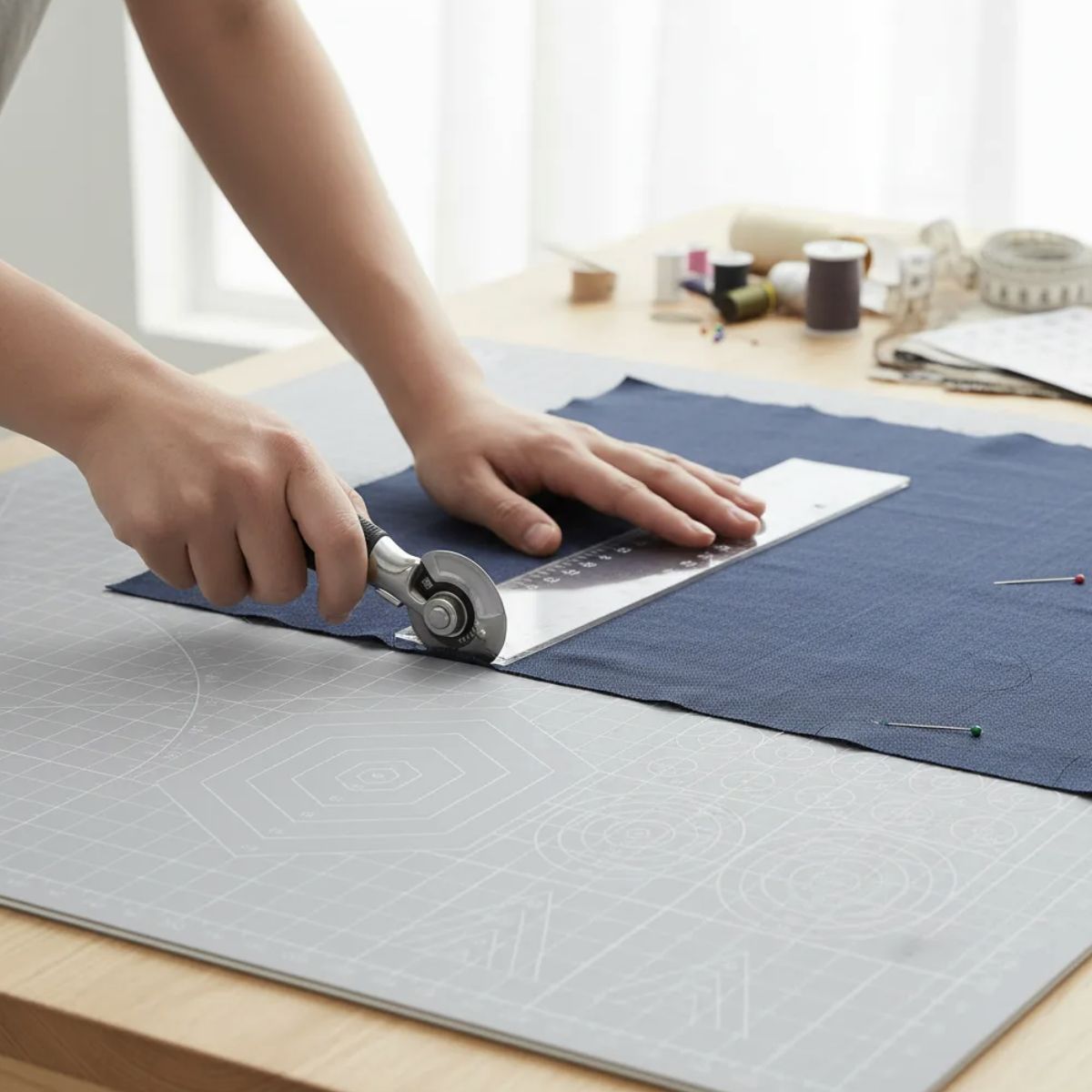 GENERICO - Tapete De Corte A3 45x30cm Pvc Doble Cara 3 Capas Gris
