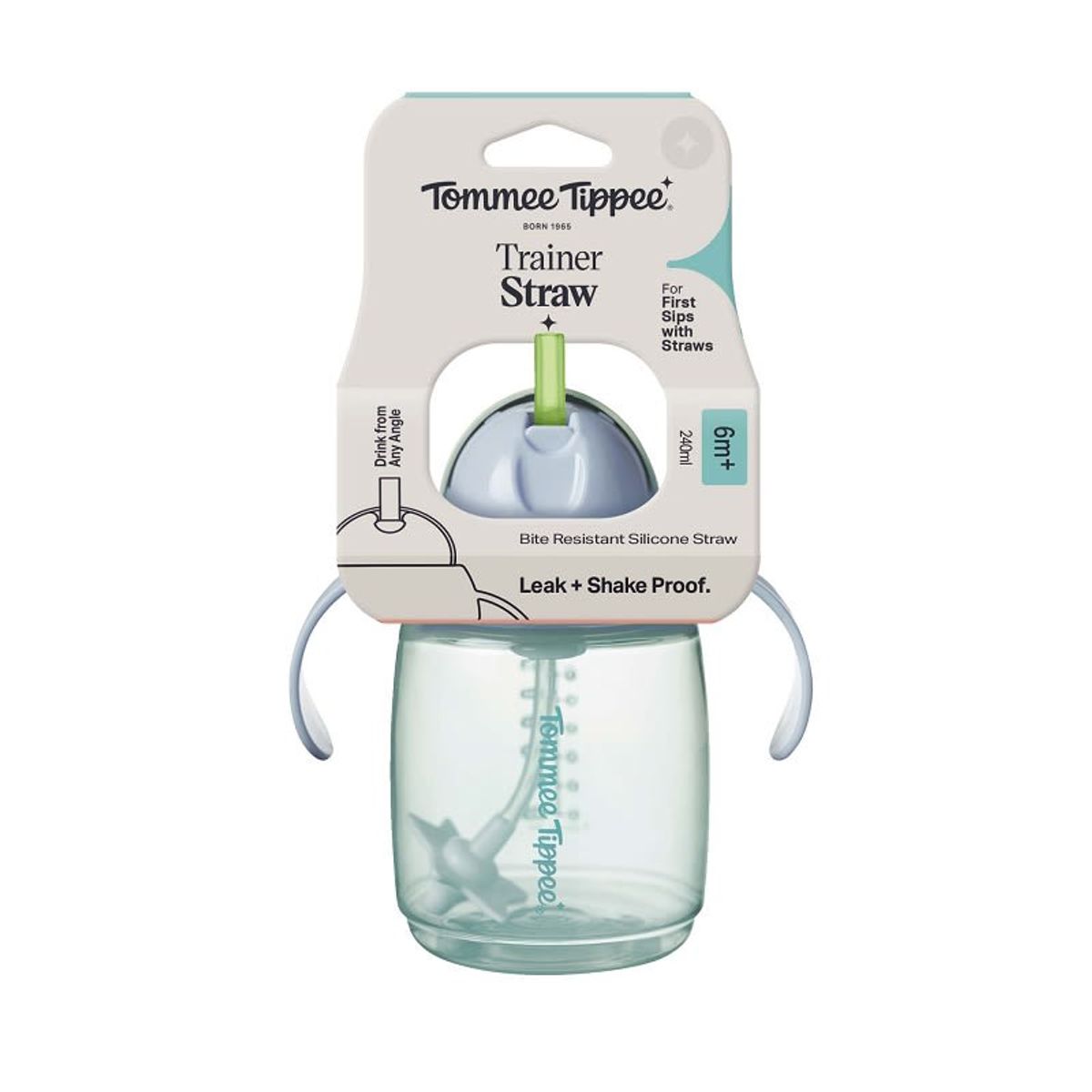 TOMMEE TIPPEE - Vaso Trainer Straw 6 meses+
