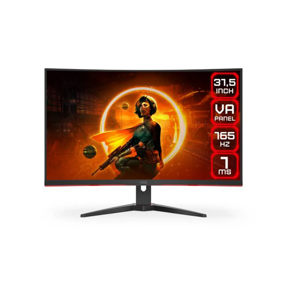 AOC - Monitor Curvo 32 AOC C32G2E FHD 165Hz
