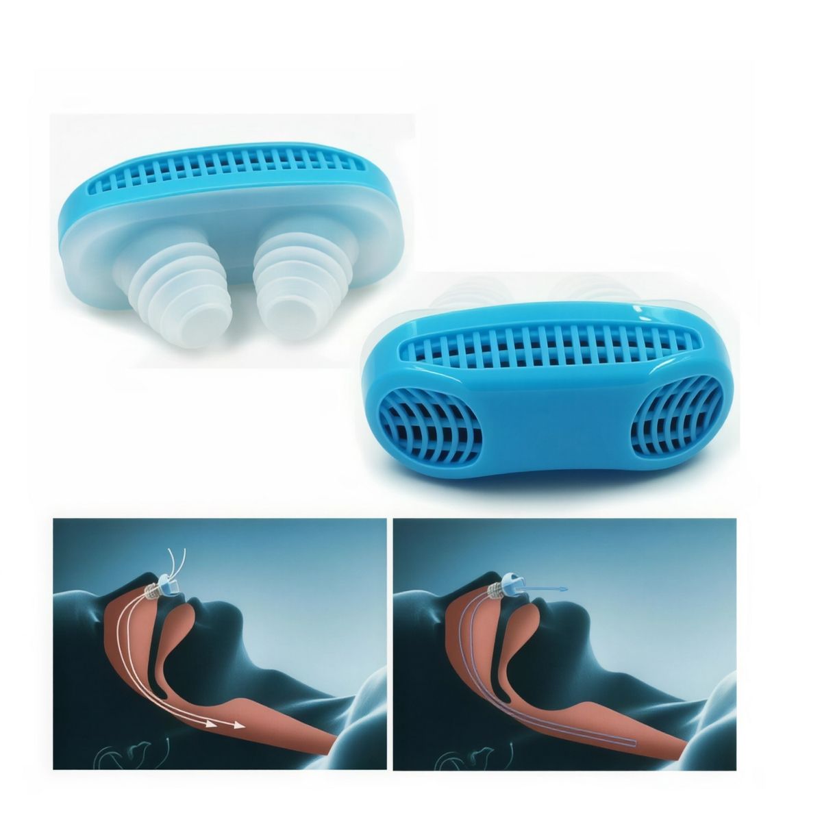 MOVI - Dispositivo Antironquidos y Purificador 2 en 1: Sueño Profundo