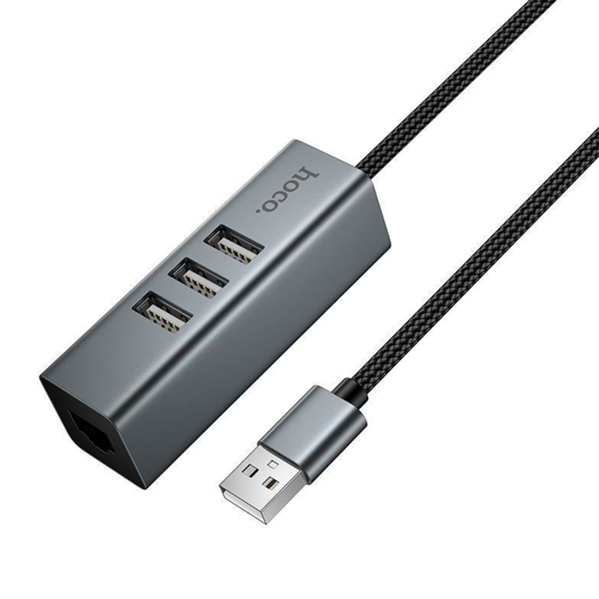 HOCO - Adaptador Hub 4 puerto USB 2.0  Hoco HB1A
