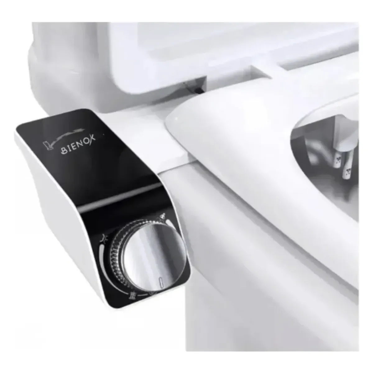 GENERICO - Bidet Wc Universal Doble Boquilla Ajustable Fácil Instalació Blanco