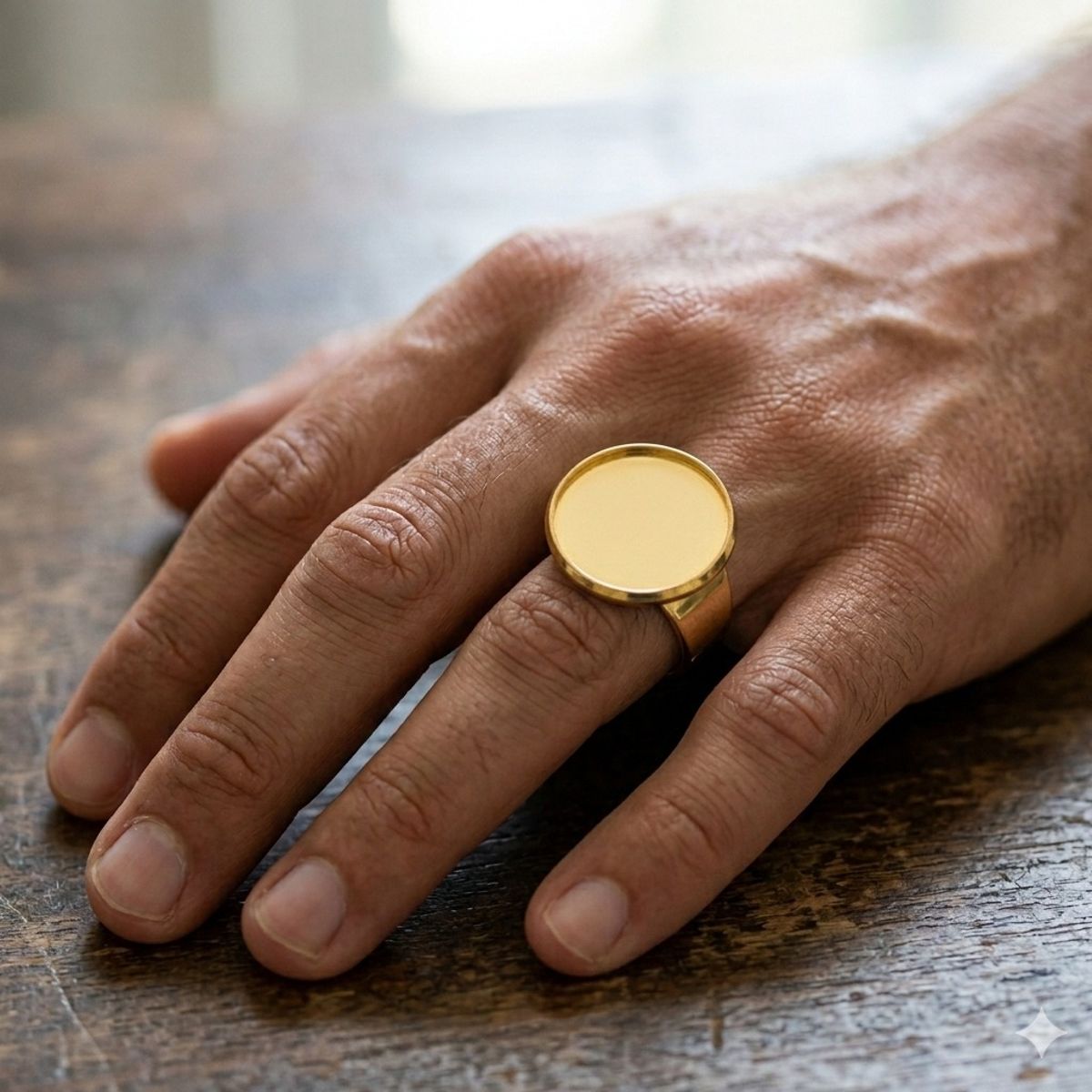 NO LOGO - Anillo Ajustable Con Foto A Color