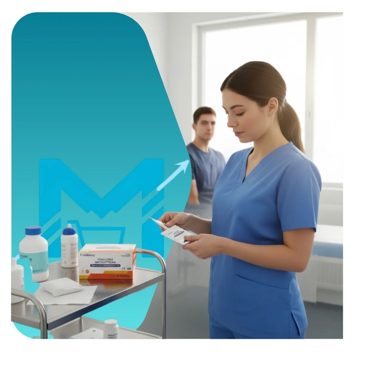 CRANBERRY - Pack 6 Cajas Toallitas Alcohol Isopropílico 70% 600 Unidades