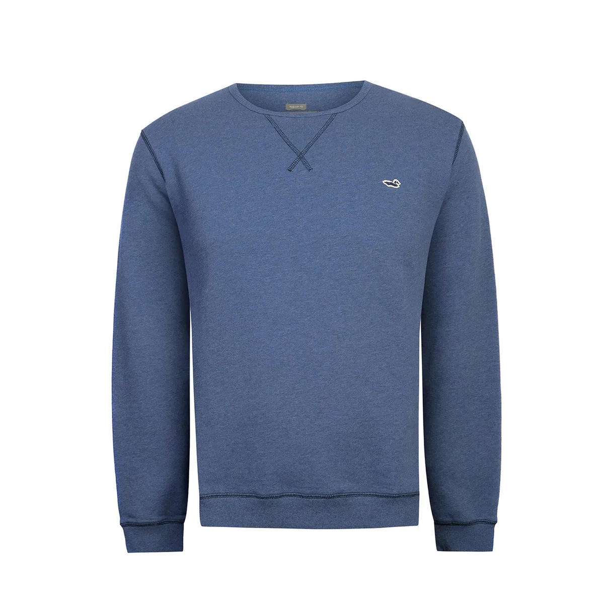 ROCKFORD - Polerón Algodón Orgánico Hombre Frateli Azul ROCKFORD