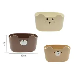 GENERICO - Set Organizador Porta Lapices Oso Kawaii