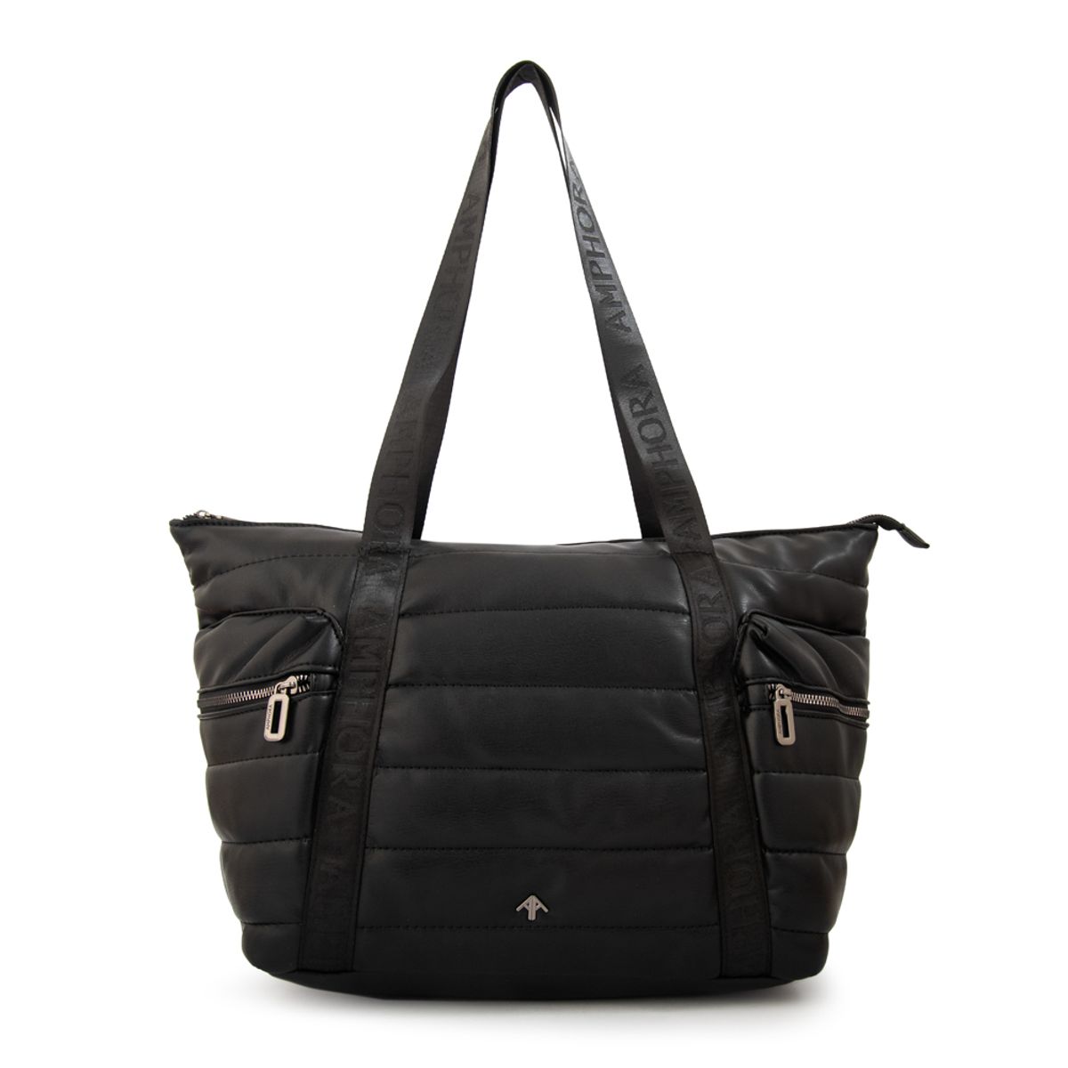 AMPHORA - Cartera tote simona grande negro