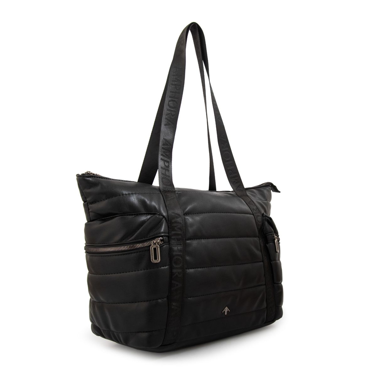 AMPHORA - Cartera tote simona grande negro