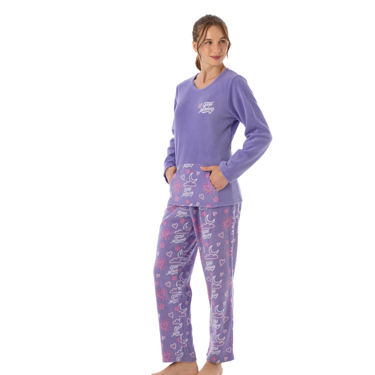 BECKIL - BECKIL COD 1786  PIJAMA POLAR  ESTAMPADO