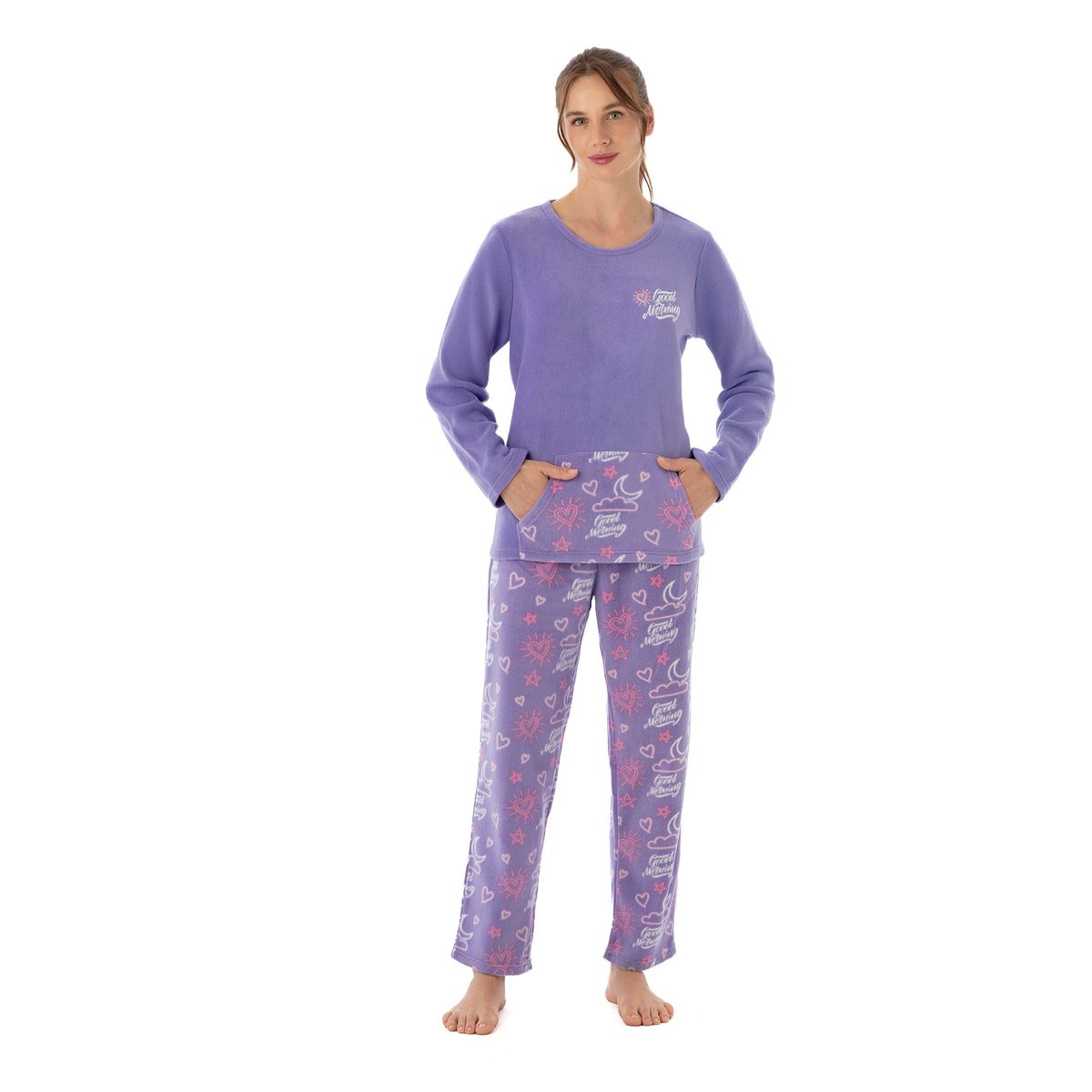 BECKIL - BECKIL COD 1786  PIJAMA POLAR  ESTAMPADO