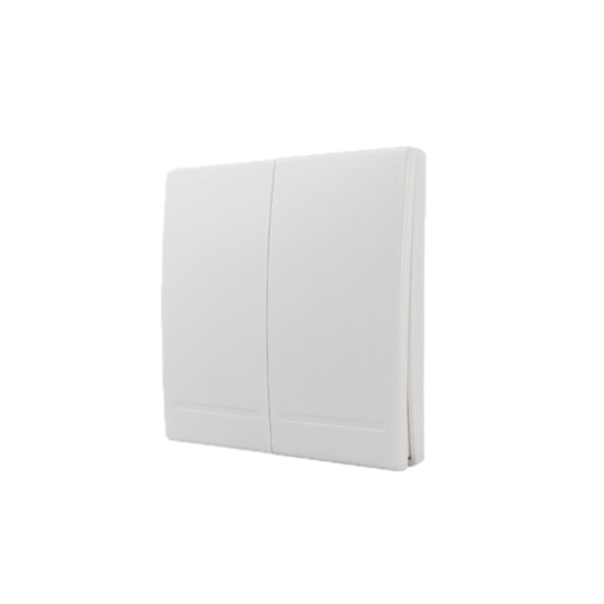 DEMASLED - Tecla inalámbrica  RF, 2 Efectos Smart House, Blanco