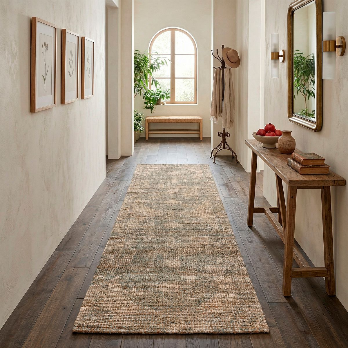 DIB - Alfombra Handwoven Yute Vintage 70X240 07 Blue
