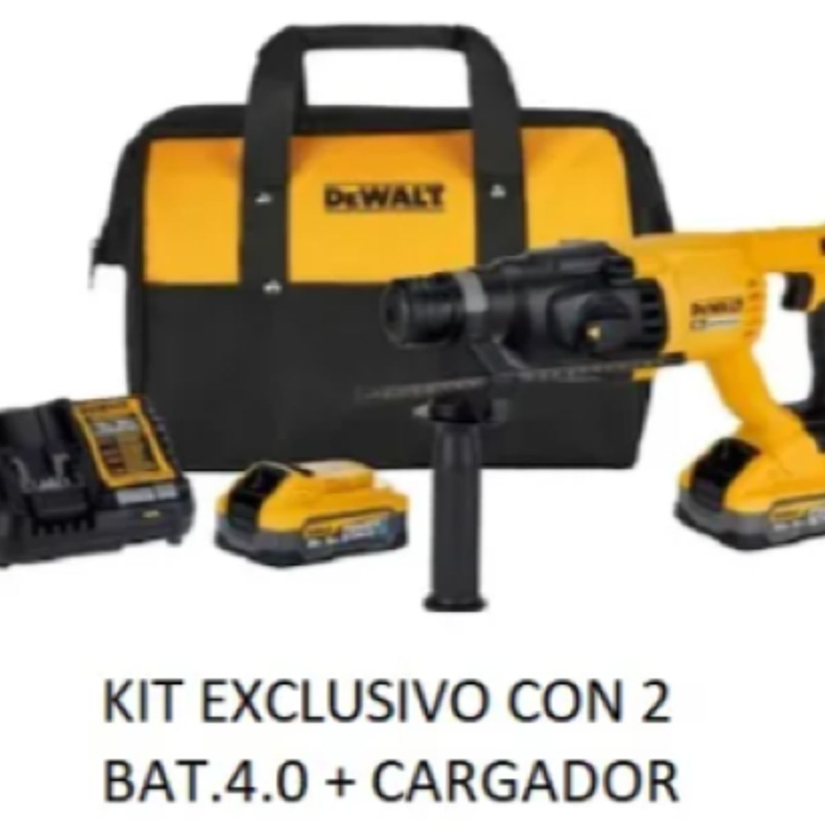 DEWALT - Kit Dewalt Rotomdch133h2 + Talperdcd805bxr +2bat40+bolso.