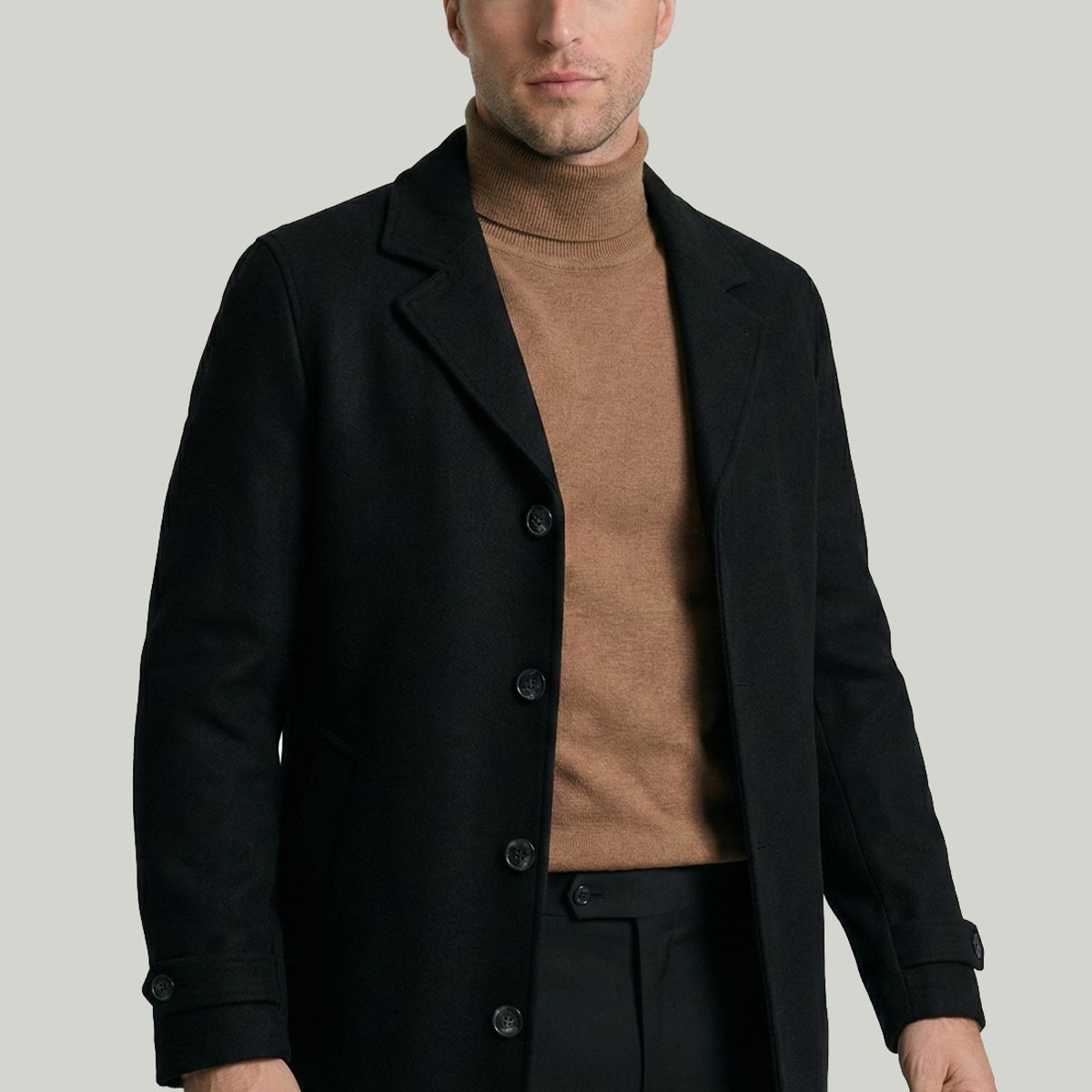 NEW MAN - Abrigo Paris Black New Man