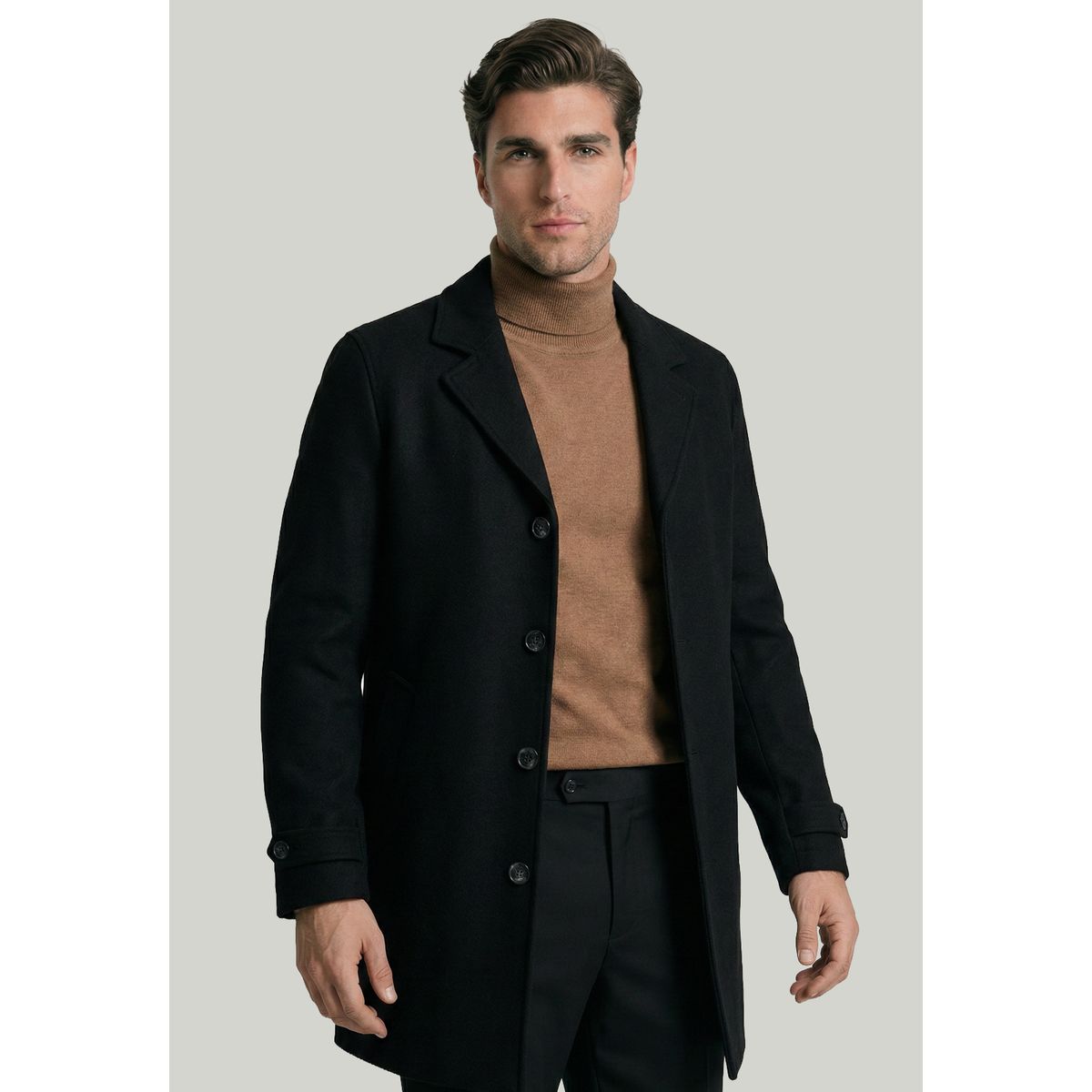 NEW MAN - Abrigo Paris Black New Man