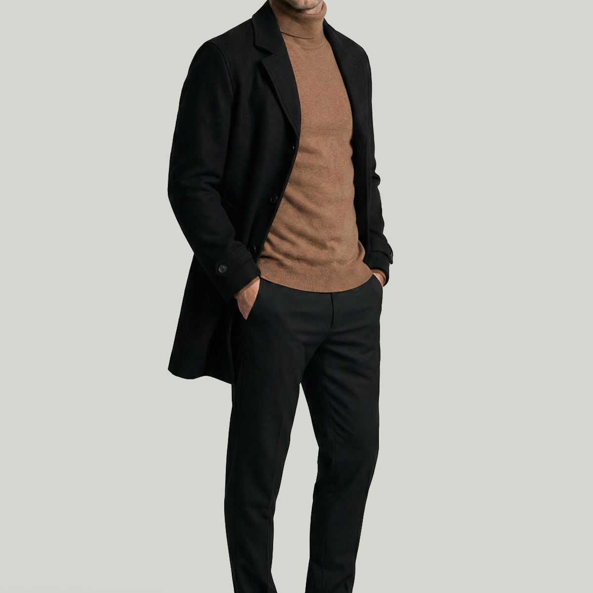 NEW MAN - Abrigo Paris Black New Man