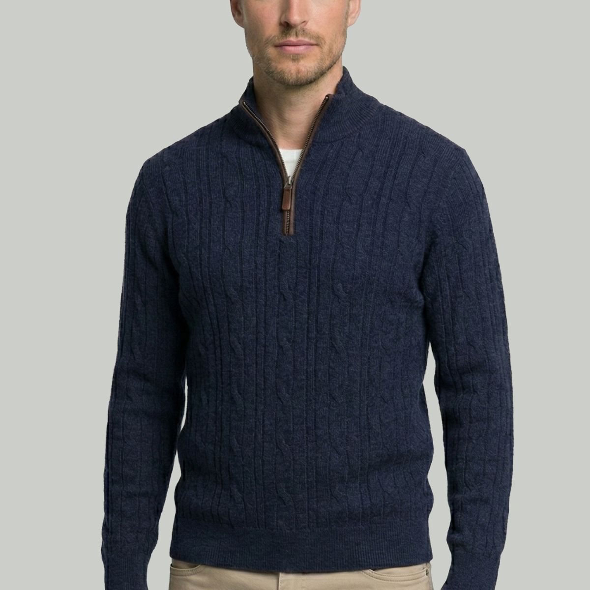 NEW MAN - Sweater Colchester Navy New Man