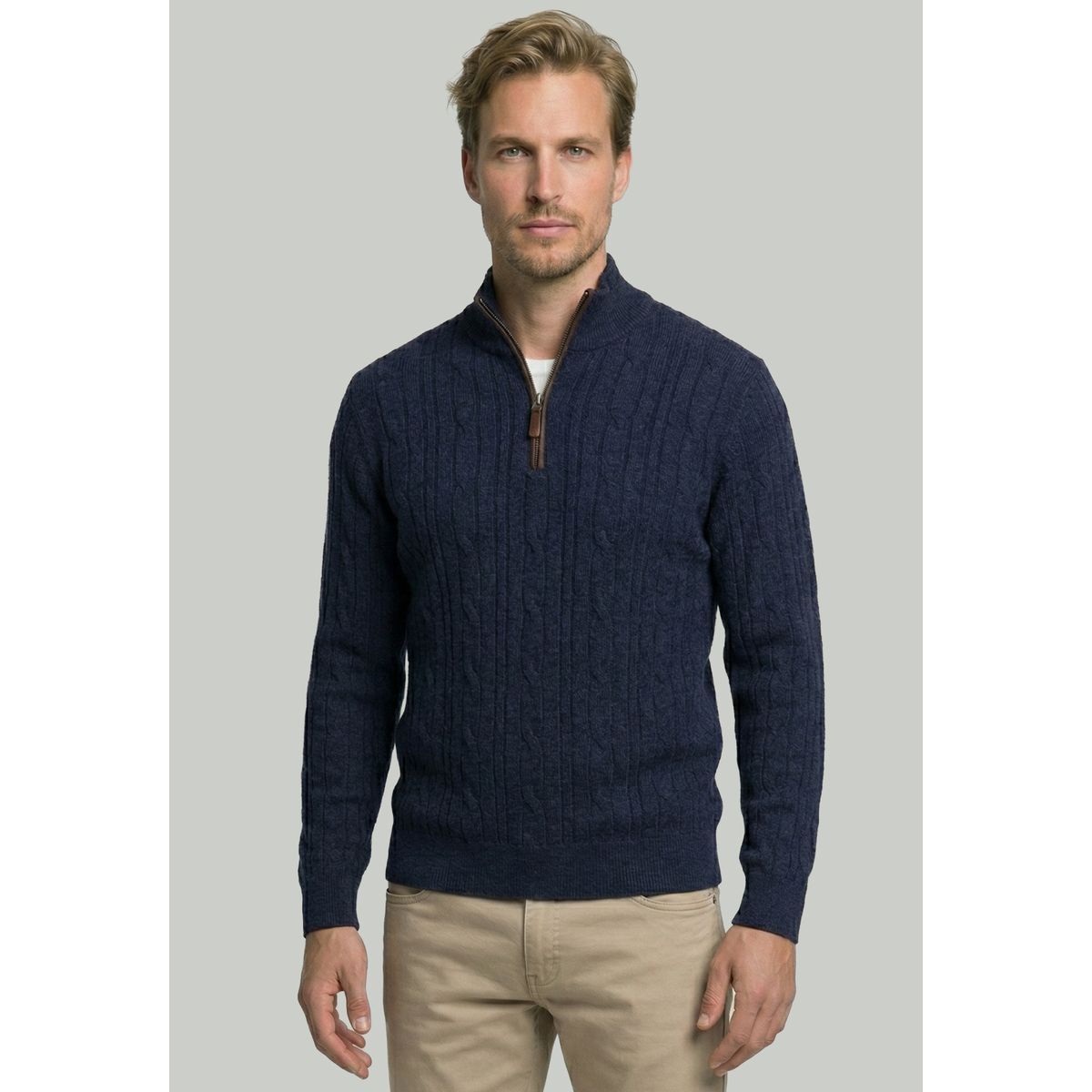 NEW MAN - Sweater Colchester Navy New Man