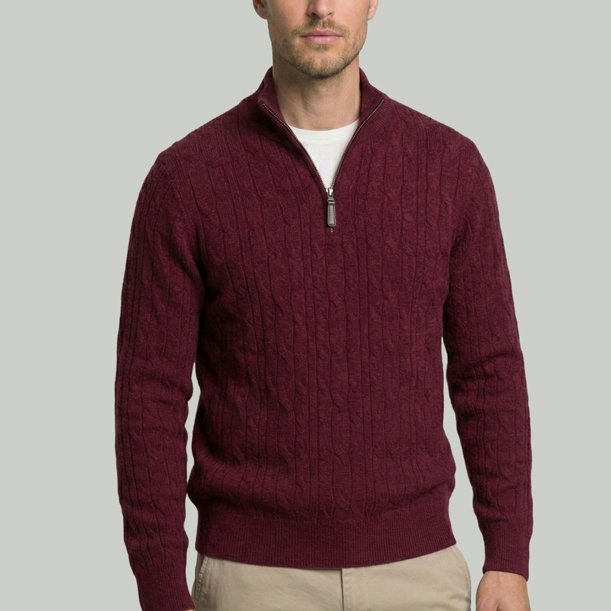 NEW MAN - Sweater Colchester Cherry New Man