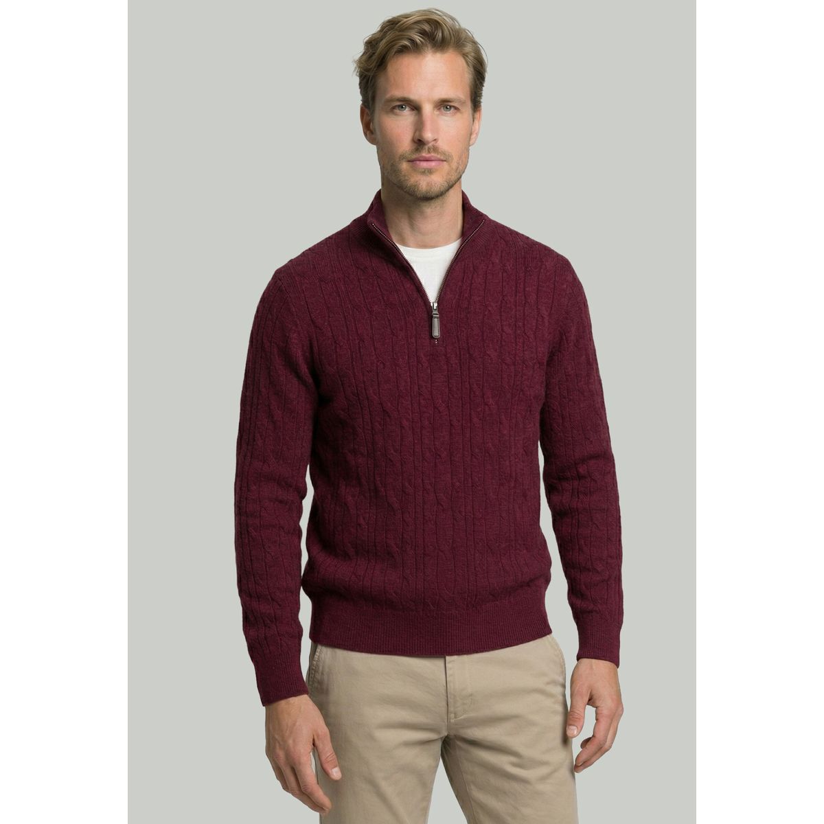 NEW MAN - Sweater Colchester Cherry New Man