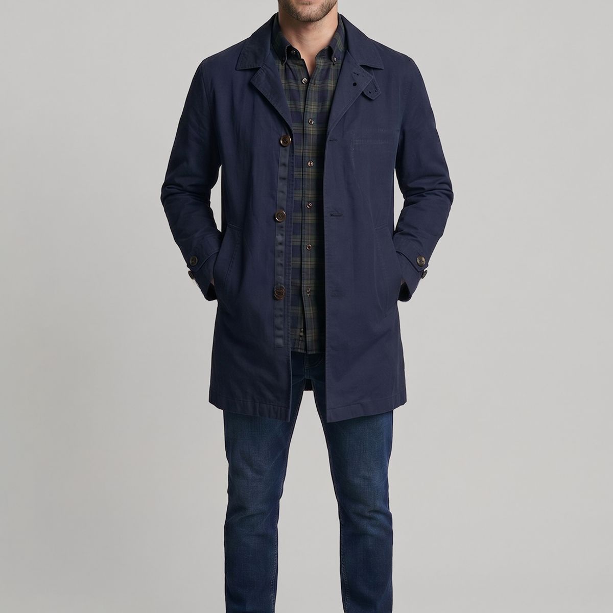 FEROUCH - Abrigo Chelsea Navy Ferouch